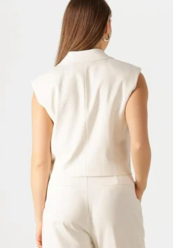 ecru copenhagen muse gilet cmtailor-short waiscoat