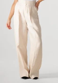 ecru copenhagen muse wijde broek nature white pant