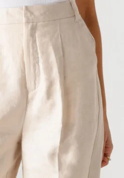 ecru copenhagen muse wijde broek nature white pant