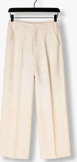 ecru copenhagen muse wijde broek nature white pant