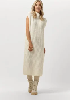 ecru 10days midi jurk turtle neck dress