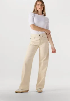 ecru drykorn straight leg jeans medley