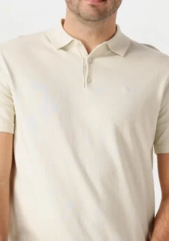 ecru dstrezzed polo camilo polo