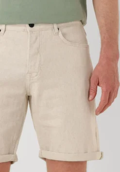 ecru dstrezzed shorts gent d shorts - nature mix