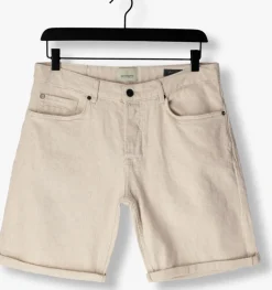 ecru dstrezzed shorts gent d shorts - nature mix