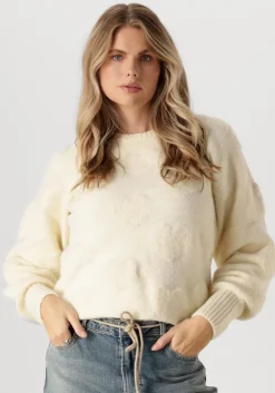 ecru fabienne chapot trui bibian heart pullover