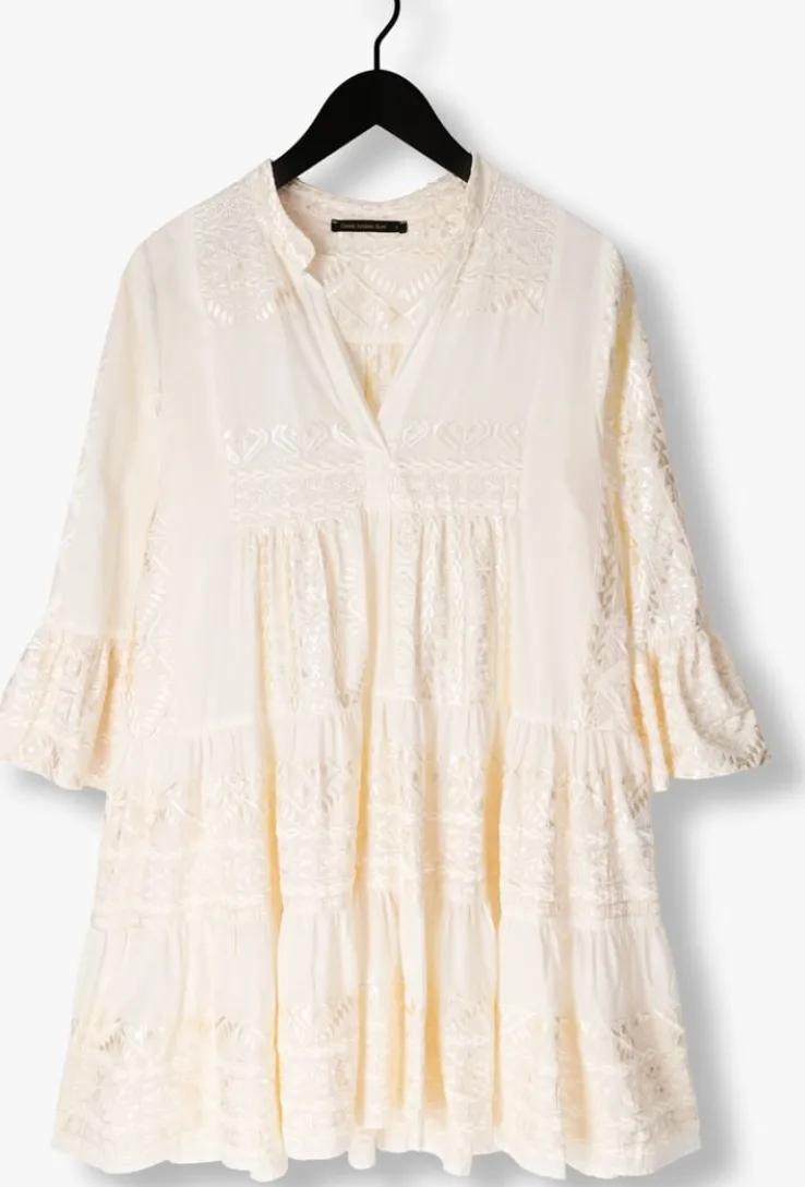 ecru greek archaic kori mini jurk 330681