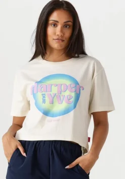 ecru harper & yve t-shirt hotstuff-ss cropped