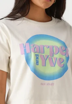 ecru harper & yve t-shirt hotstuff-ss cropped