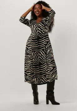 ecru idano midi jurk helmine