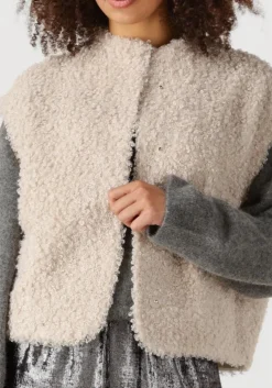 ecru knit-ted gilet joshie