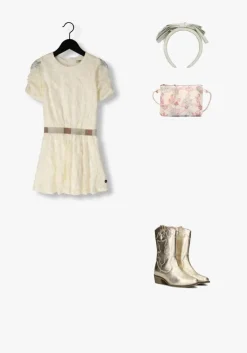 ecru like flo mini jurk flo dress