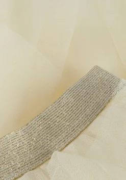 ecru like flo minirok flo mesh skirt