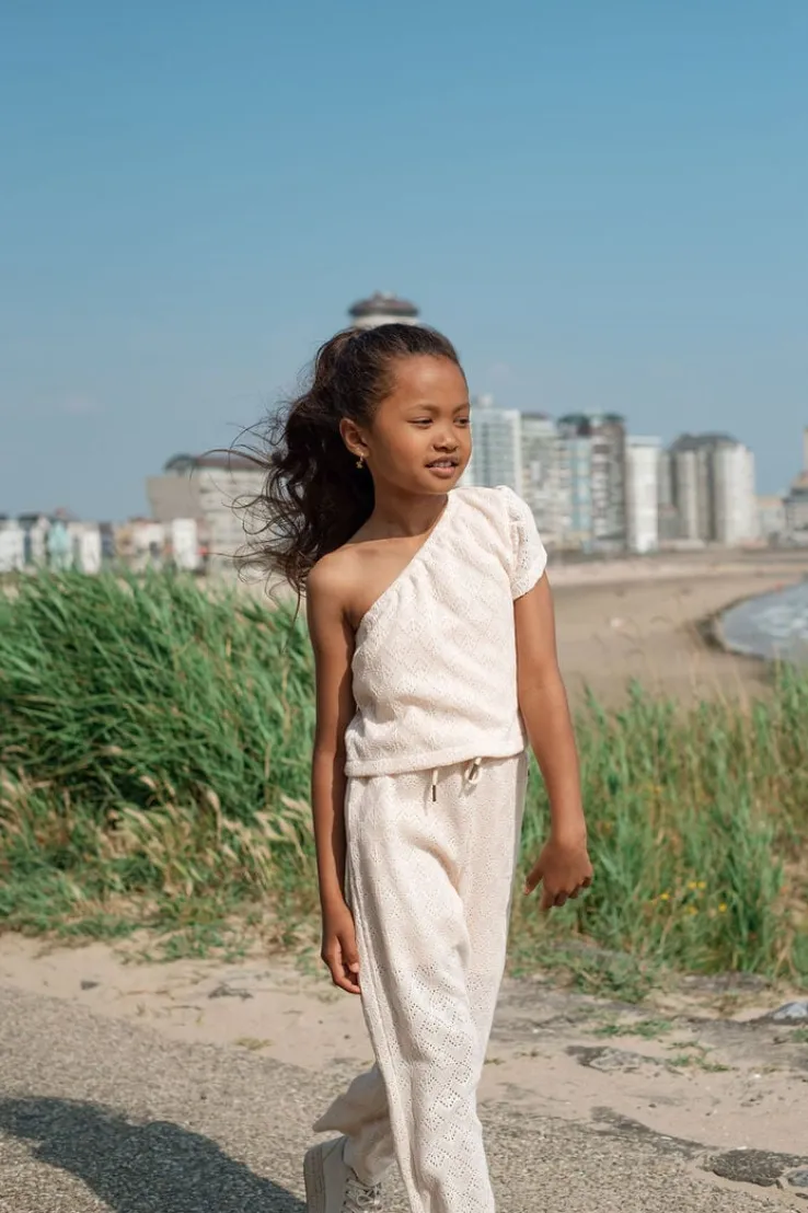 ecru like flo pantalon flo girls crochet pants