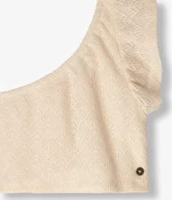 ecru like flo top cassie one shoulder top