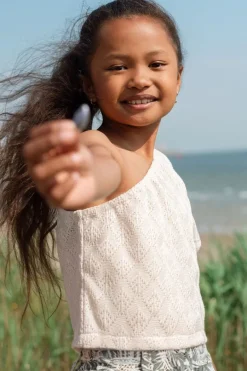 ecru like flo top cassie one shoulder top