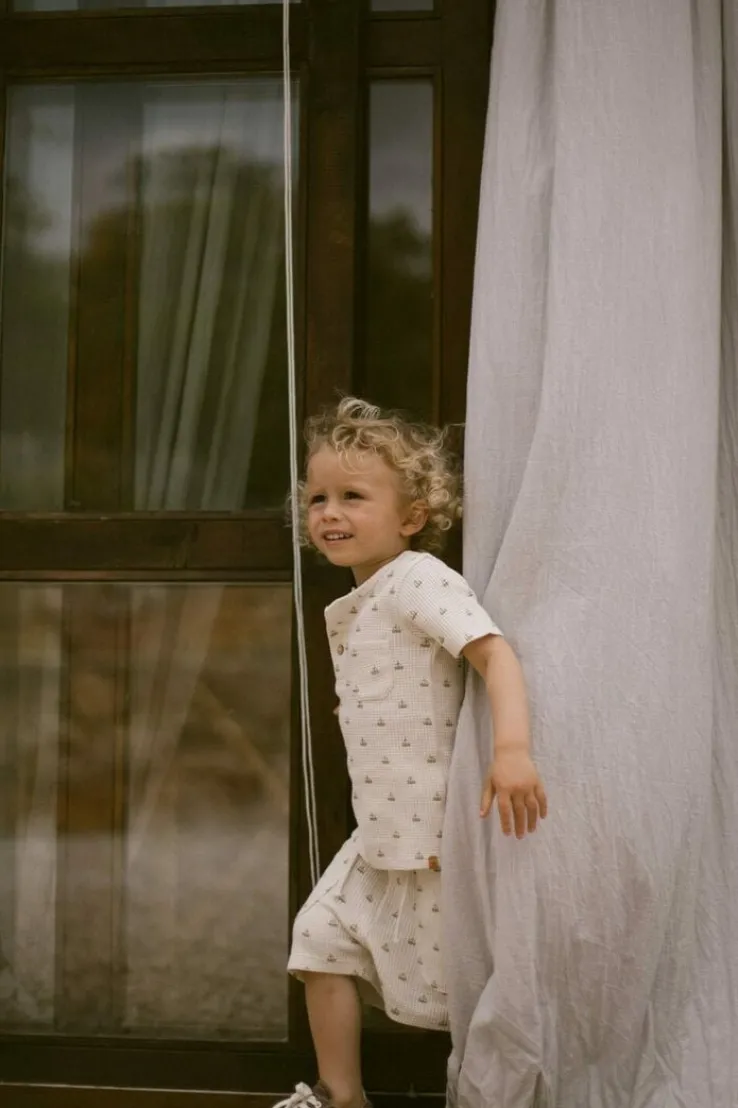 ecru lil' atelier korte broek nmmfrede loose shorts