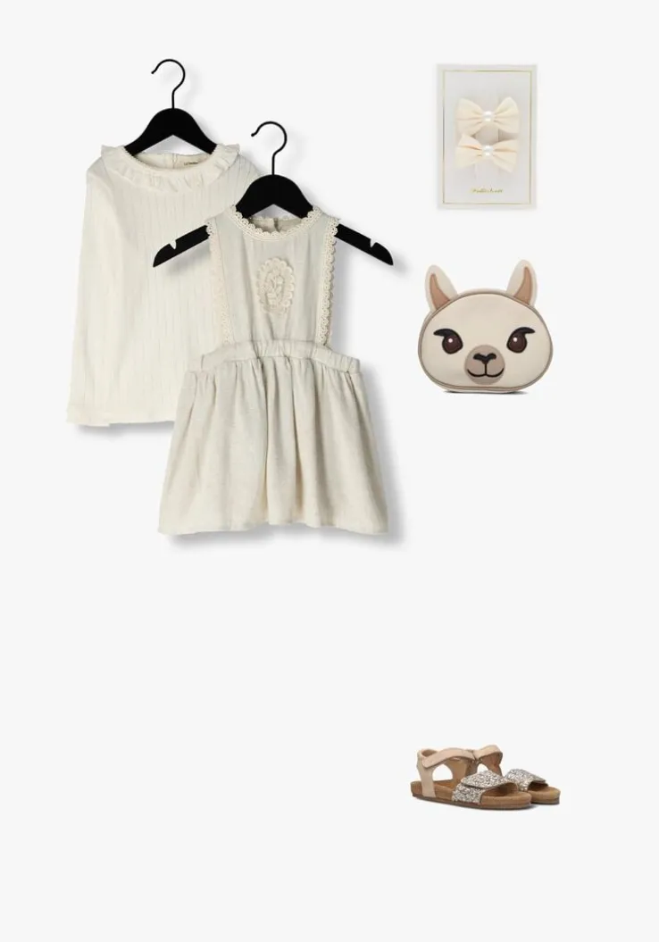 ecru lil' atelier tops & t-shirts nmfrachel nis ls slim top lil noos