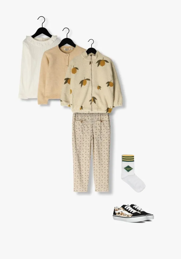 ecru lil' atelier tops & t-shirts nmfrachel nis ls slim top lil noos