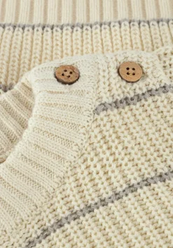 ecru lil' atelier trui nbmelen ls knit stripe lil