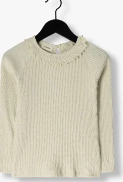 ecru lil' atelier t-shirt nmfficudia ls slim top lil