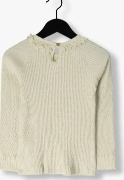 ecru lil' atelier t-shirt nmfficudia ls slim top lil