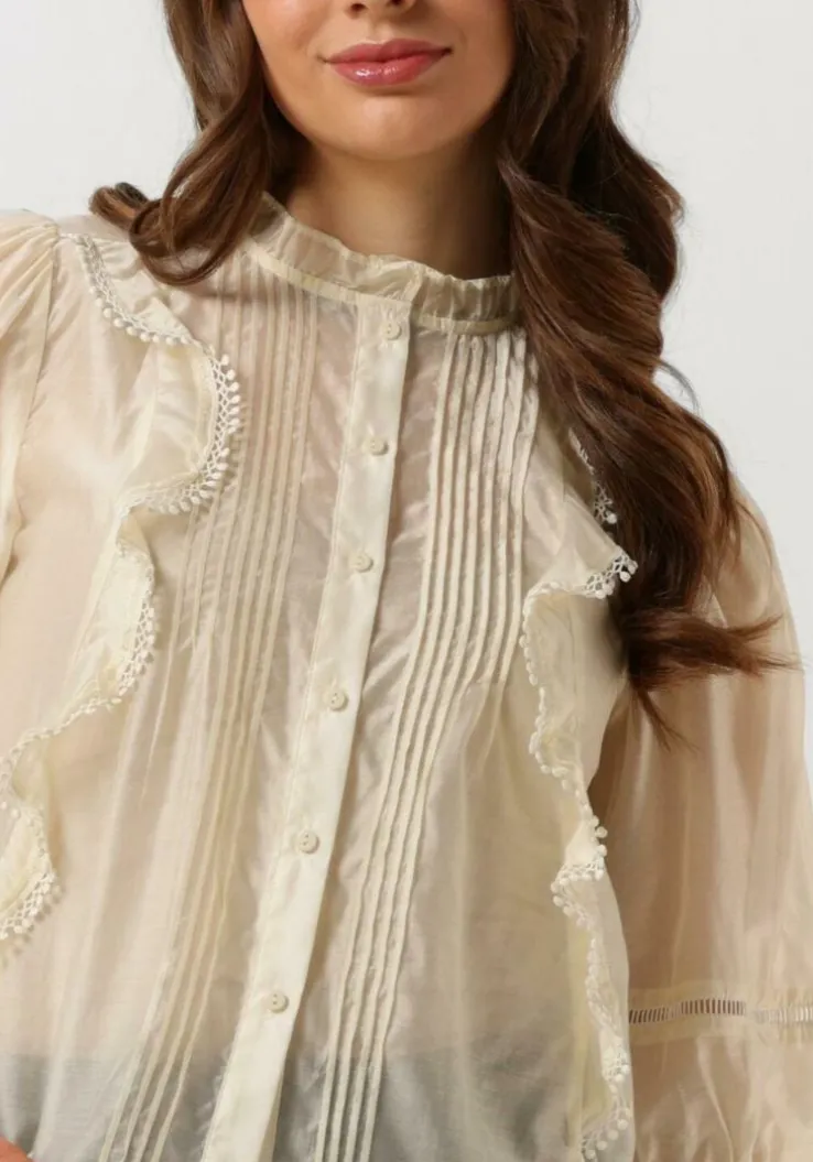 ecru lollys laundry blouses vidall shirt 3/4