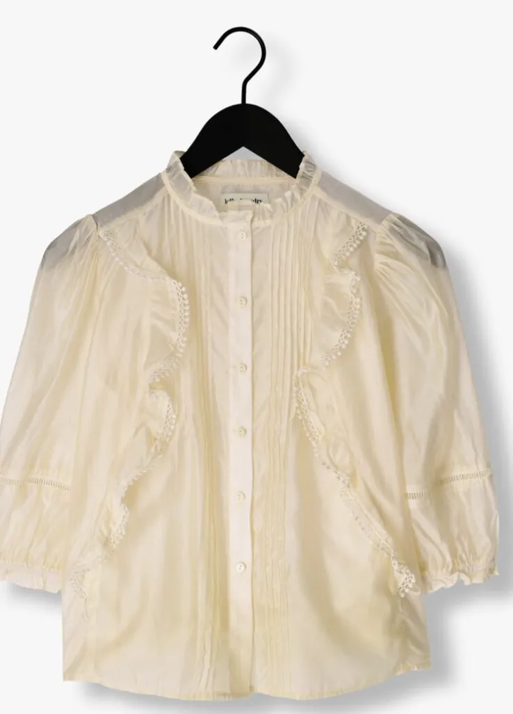 ecru lollys laundry blouses vidall shirt 3/4