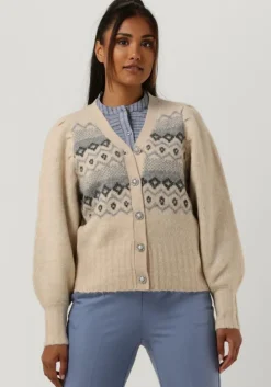 ecru lollys laundry vest laura cardigan