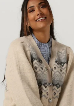 ecru lollys laundry vest laura cardigan