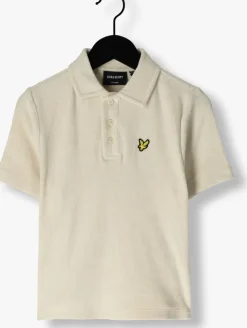ecru lyle & scott polo towelling polo shirt