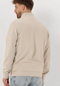 ecru lyle & scott sweater loopback quarter zip sweat