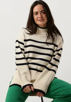 ecru minus trui leonie turtleneck knit pullover