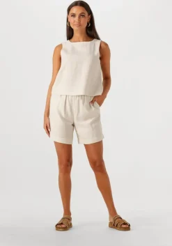 ecru msch copenhagen korte broek mschdisa hw shorts