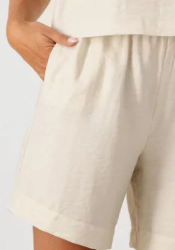 ecru msch copenhagen korte broek mschdisa hw shorts