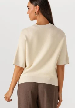 ecru msch copenhagen t-shirt mschthamira 2/4 pullover