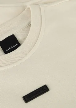 ecru nik & nik sweater bloom oversized sweatshirt