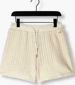 ecru nobell broeken silla crochet knit short