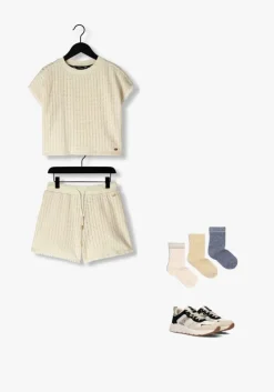 ecru nobell broeken silla crochet knit short