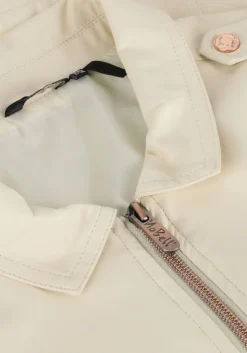 ecru nobell gilet bowie fake leather bike gilette