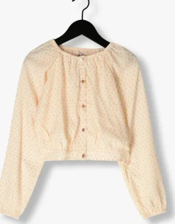 ecru nono blouses tomas heart cropped blouse
