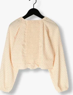 ecru nono blouses tomas heart cropped blouse