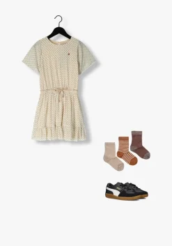 ecru nono mini jurk mireal mesh dress