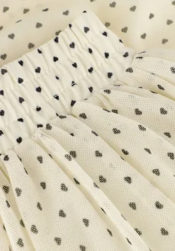 ecru nono minirok ninu mesh skirt