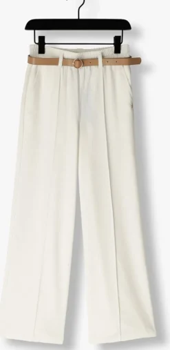 ecru nono pantalon sayla girls pants pinstripe white