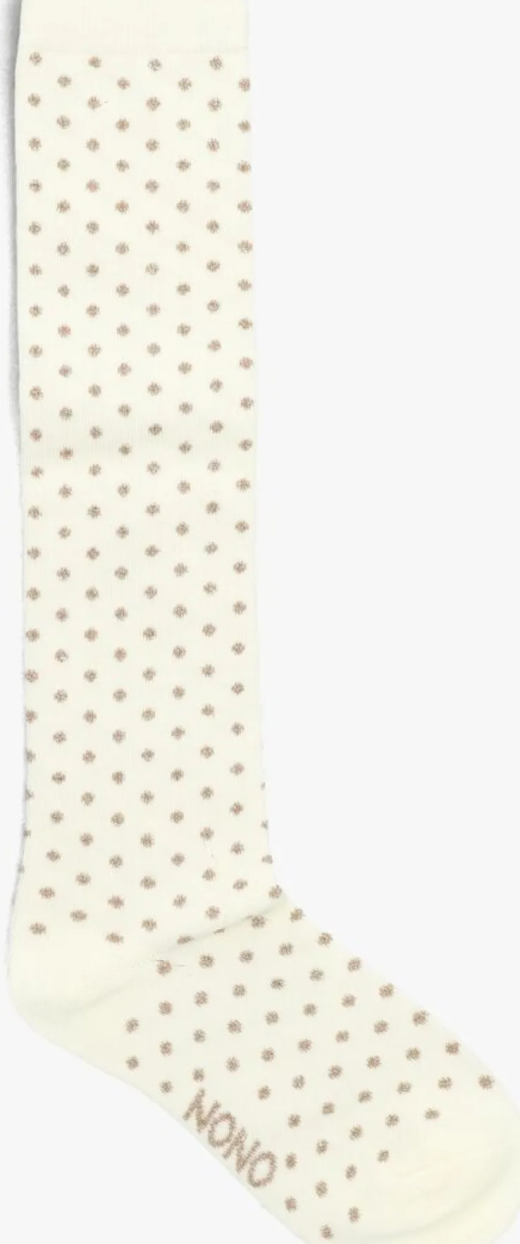 ecru nono sokken rabi long dotted sock