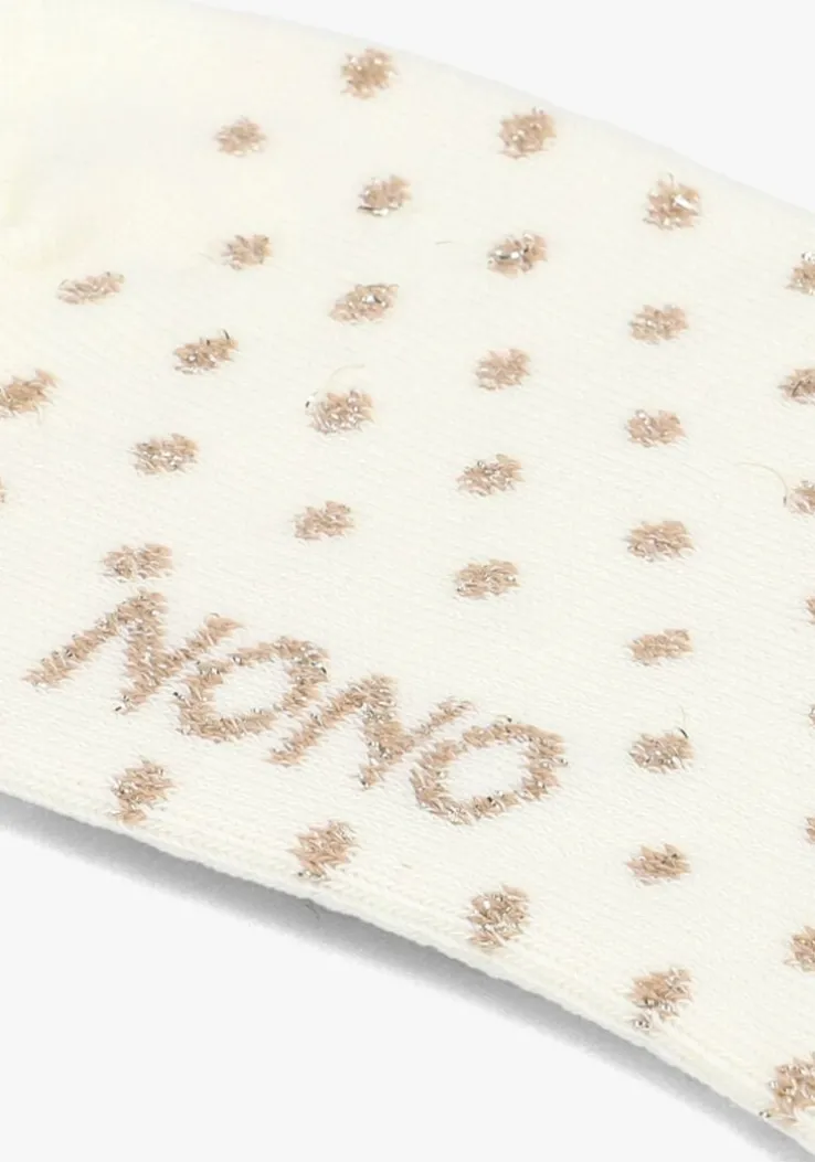 ecru nono sokken rabi long dotted sock