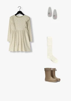 ecru nono sokken rabi long dotted sock