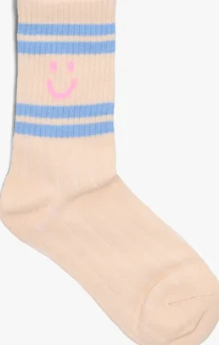 ecru nono sokken remember smiley sport sock
