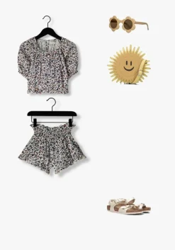 ecru petit blush korte broek smock frill short